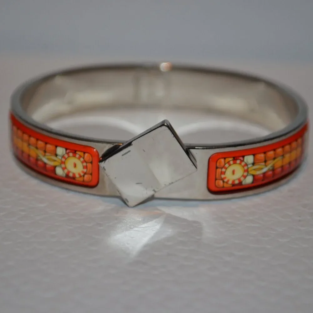 Hermes Paris 1990 Clic Clac Bangle Bracelet